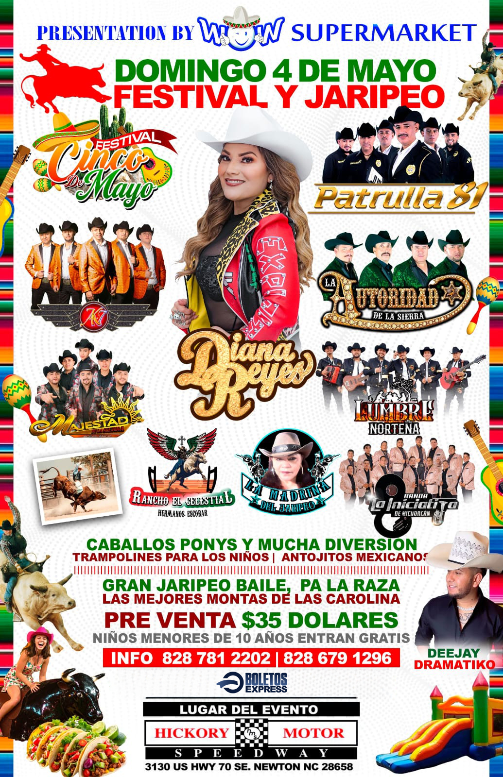 DIANA REYES | LA AUTORIDAD DE LA SIERRA | PATRULLA 81 | AK7 | MAJESTAD | BANDA LA INICIATIVA | LUMBRE NORTEÑA | RANCHO EL CELESTIAL & LA MADRINA DEL JARIPEO