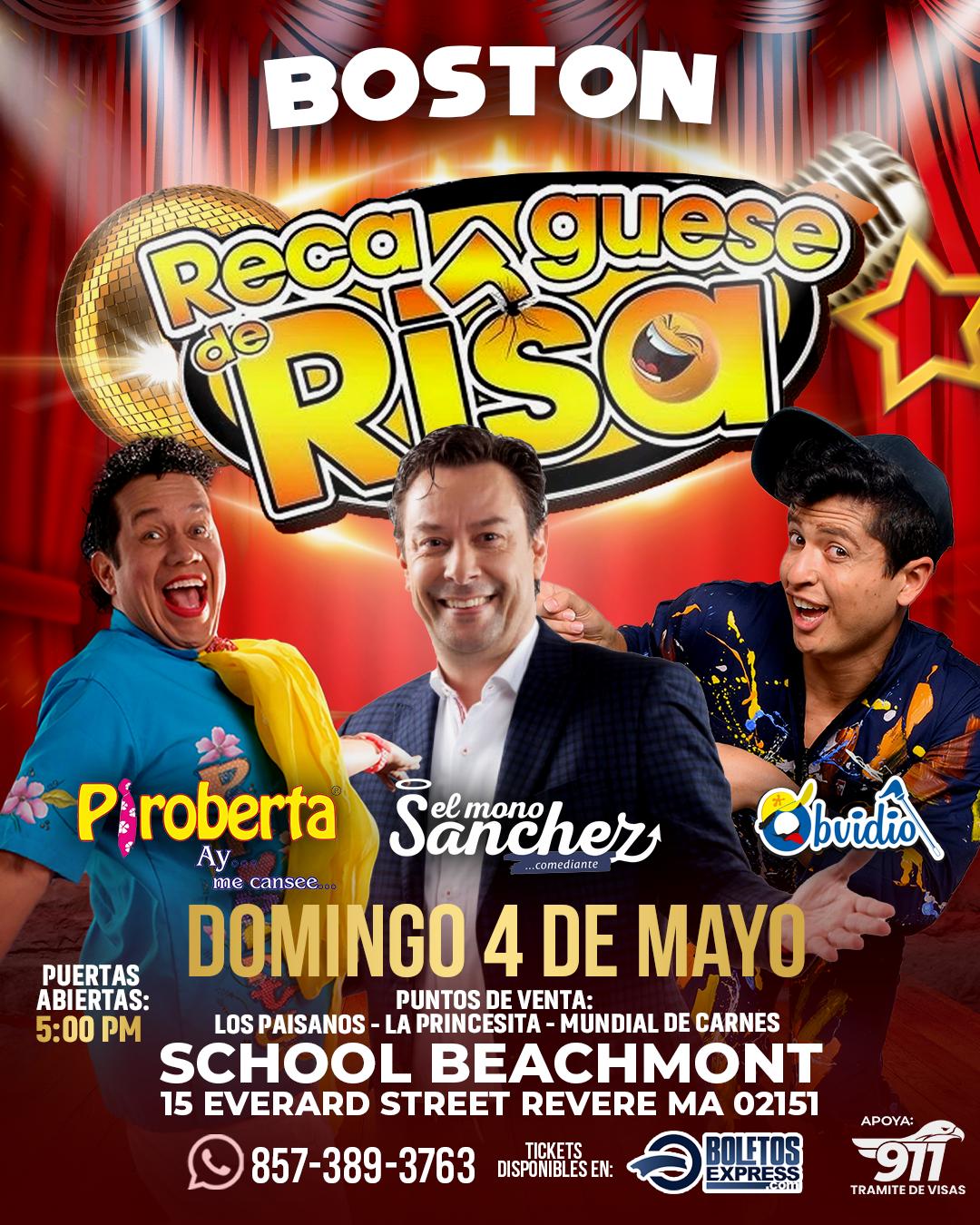 Buy tickets for RECAGUESE DE RISA | PIROBERTA | EL MONO SANCHEZ | OBVIDIO RECAGUESE DE RISA | PIROBERTA | EL MONO SANCHEZ | OBVIDIO
