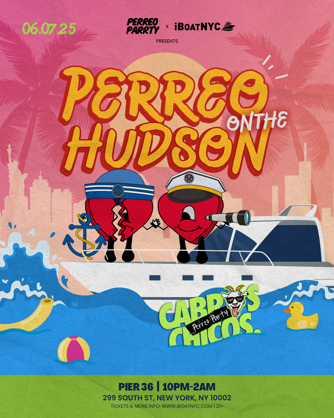Perreo on the River - Latin Boat Party Yacht Cruise NYC