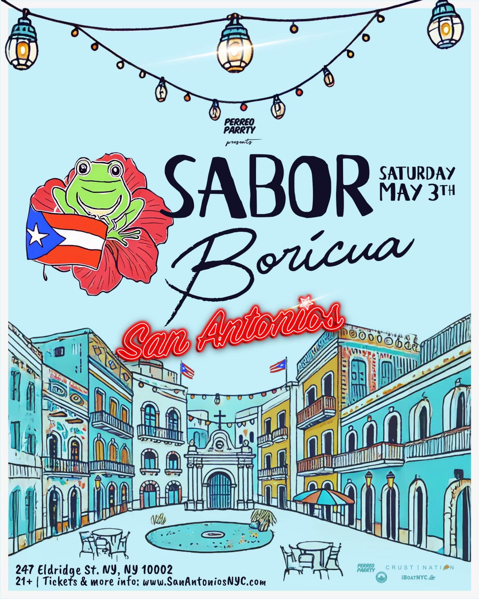 Sabor Boricua - Puerto Rican Reggaeton & Latin Party at San Antonios NYC