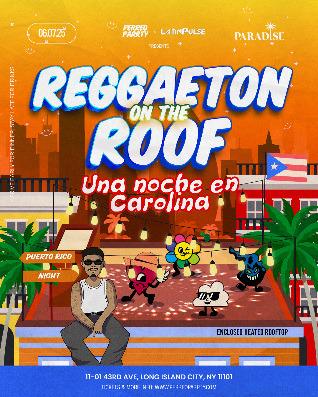 Reggaeton on the Roof  - Una Noche en Carolina Latin Dance Party Rooftop