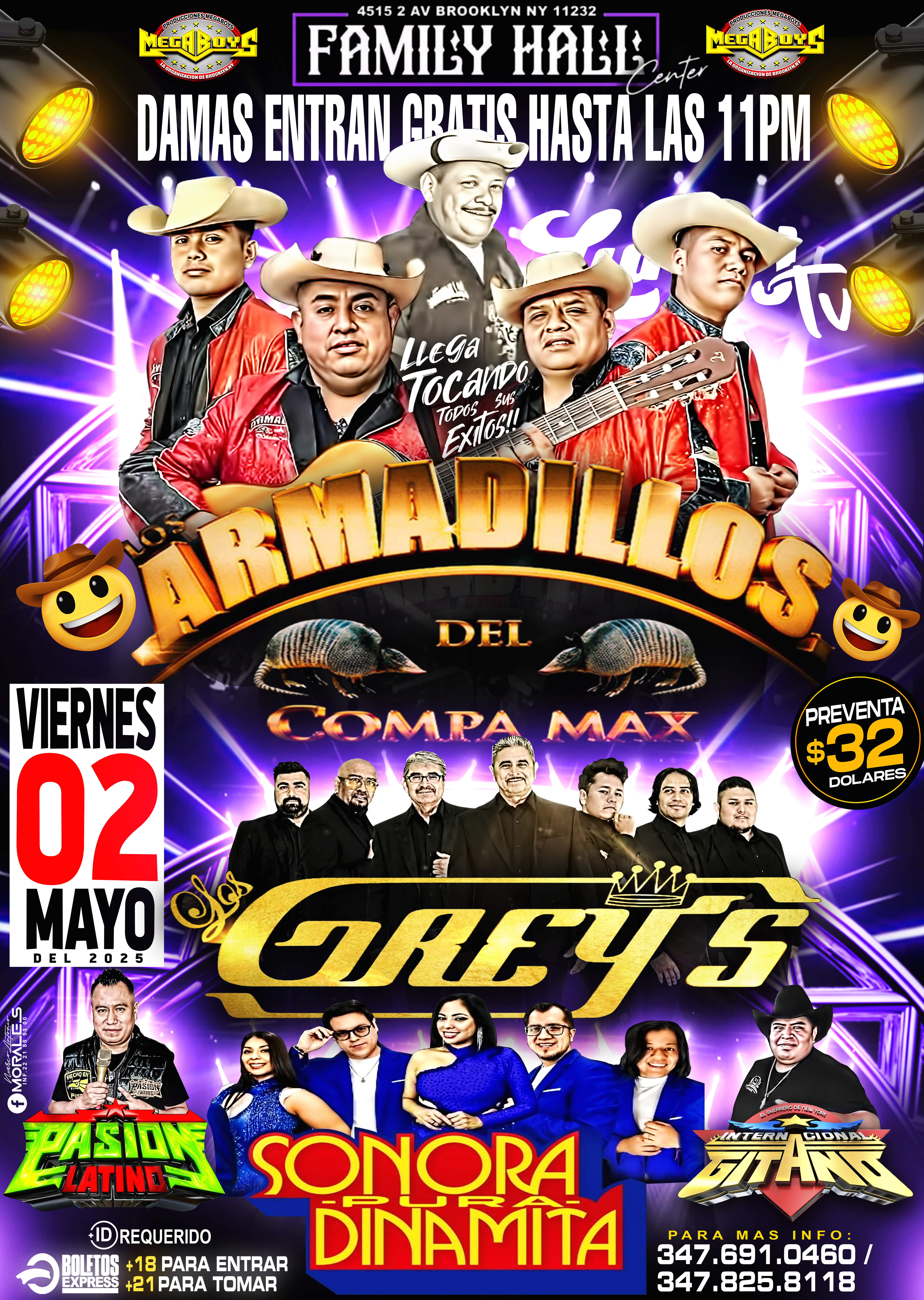 LOS ARMADILLOS | LOS GREY'S  & SONORA DURA DINAMITA