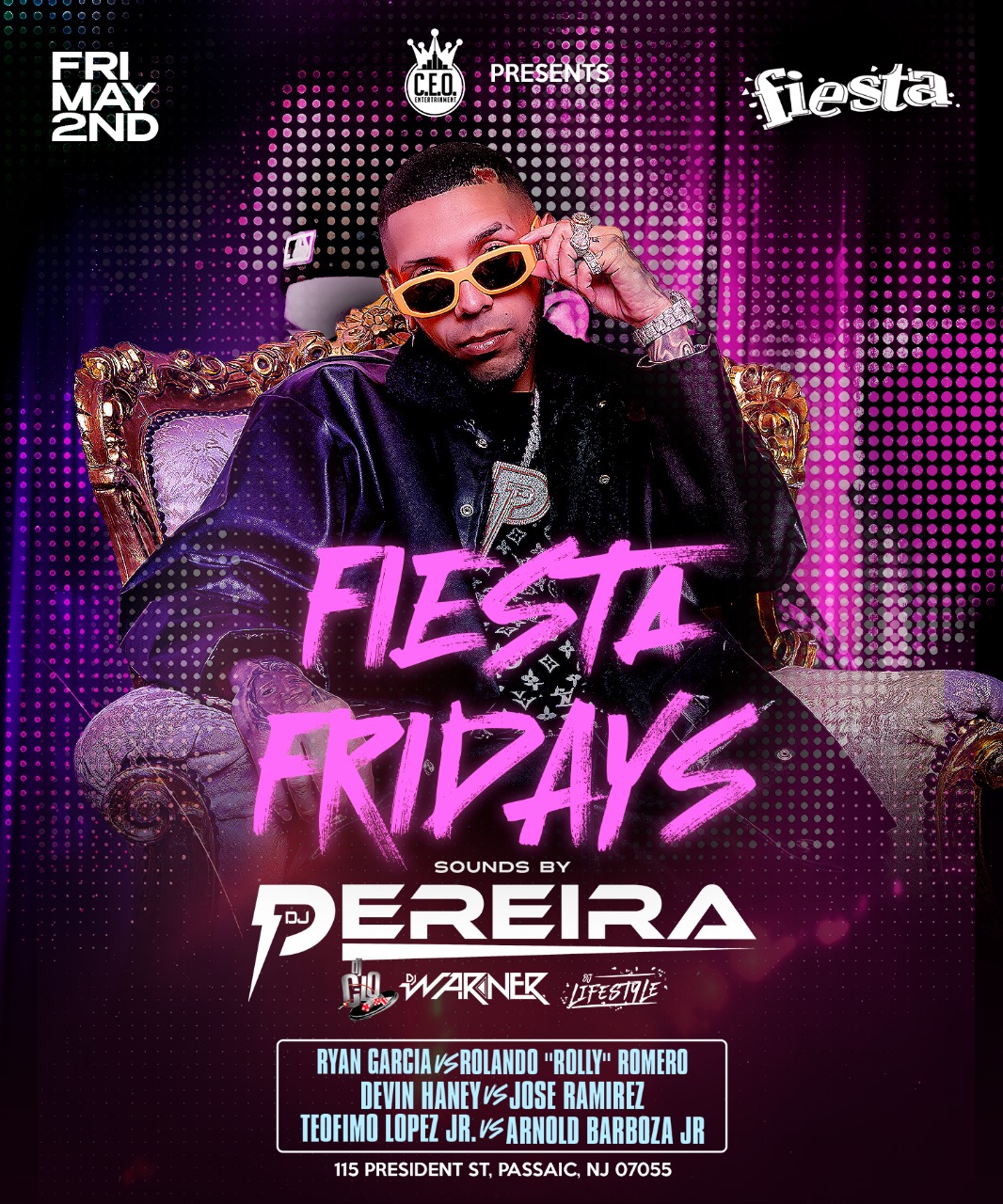 DJ PEREIRA, DJ CLO, DJ WARNER, DJ LIFESTYLE