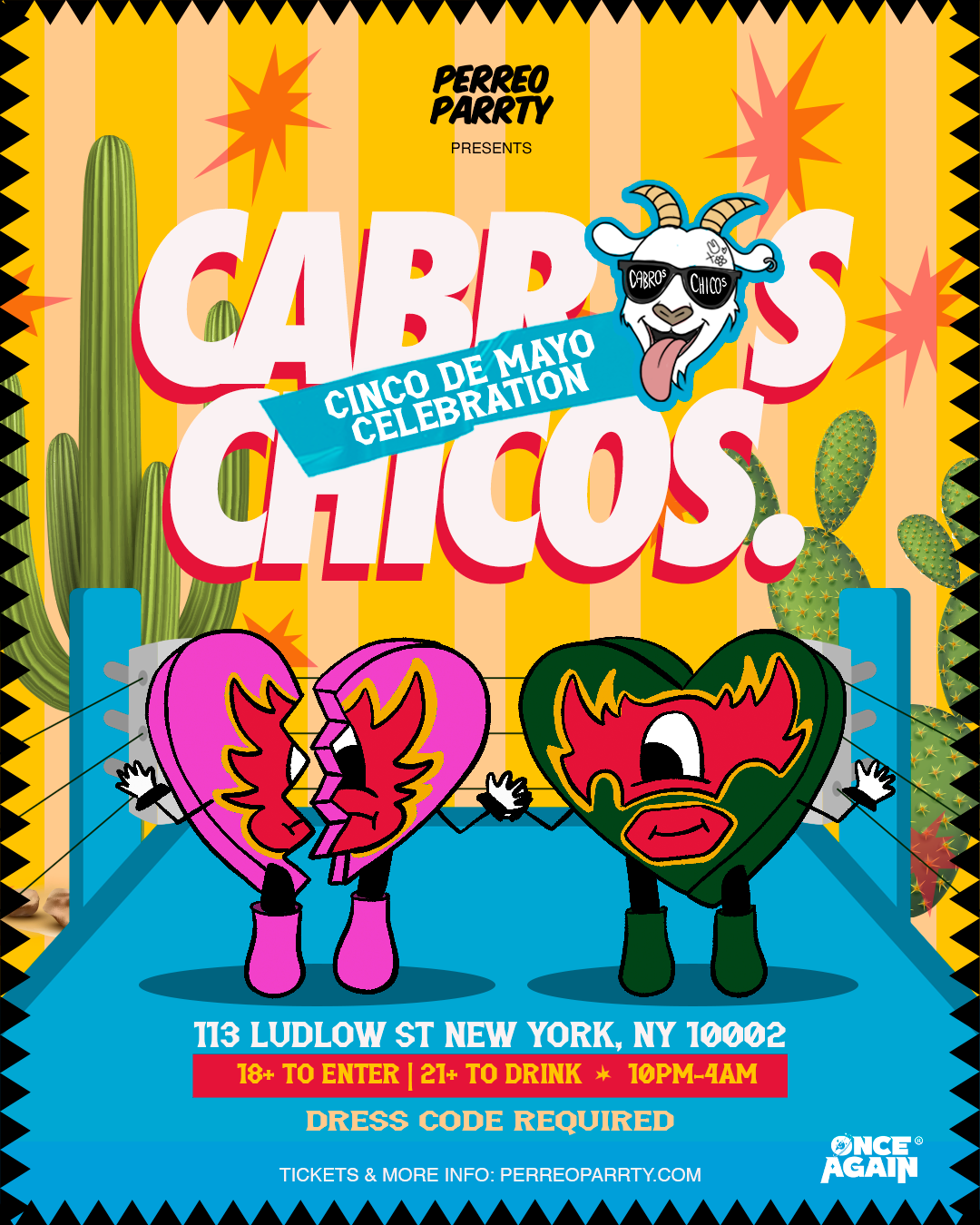 Cabros Chicos - Cinco de Mayo #1 Latin & Reggaeton Dance Party in NYC - 18+