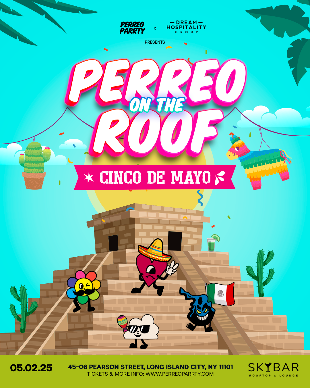 Cinco de Mayo - Perreo on the Roof -  Latin & Reggaeton Rooftop Dance Party