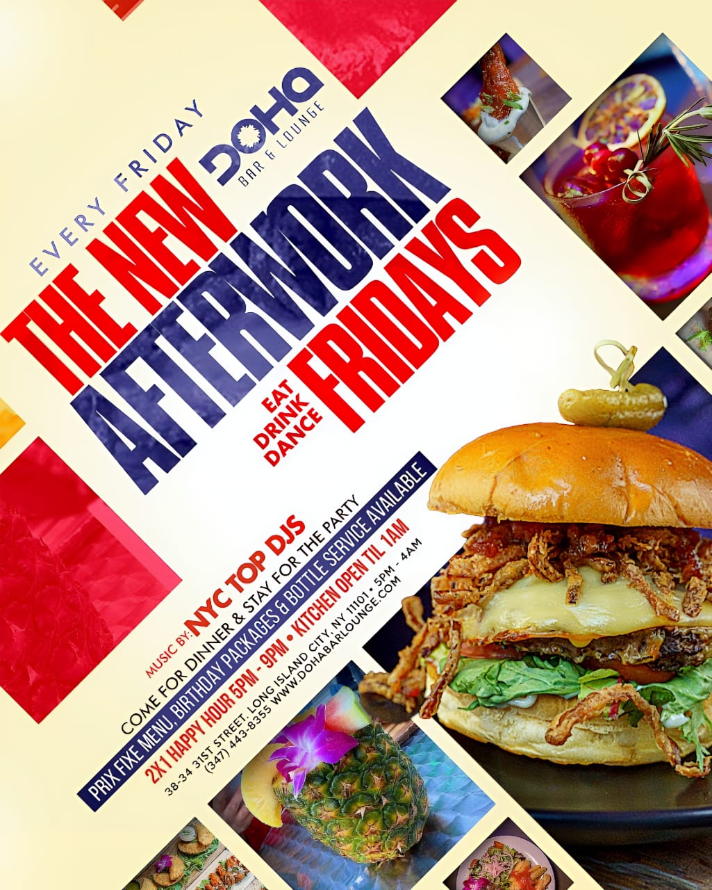 The New Afterwork Fridays at Doha Bar Lounge!
