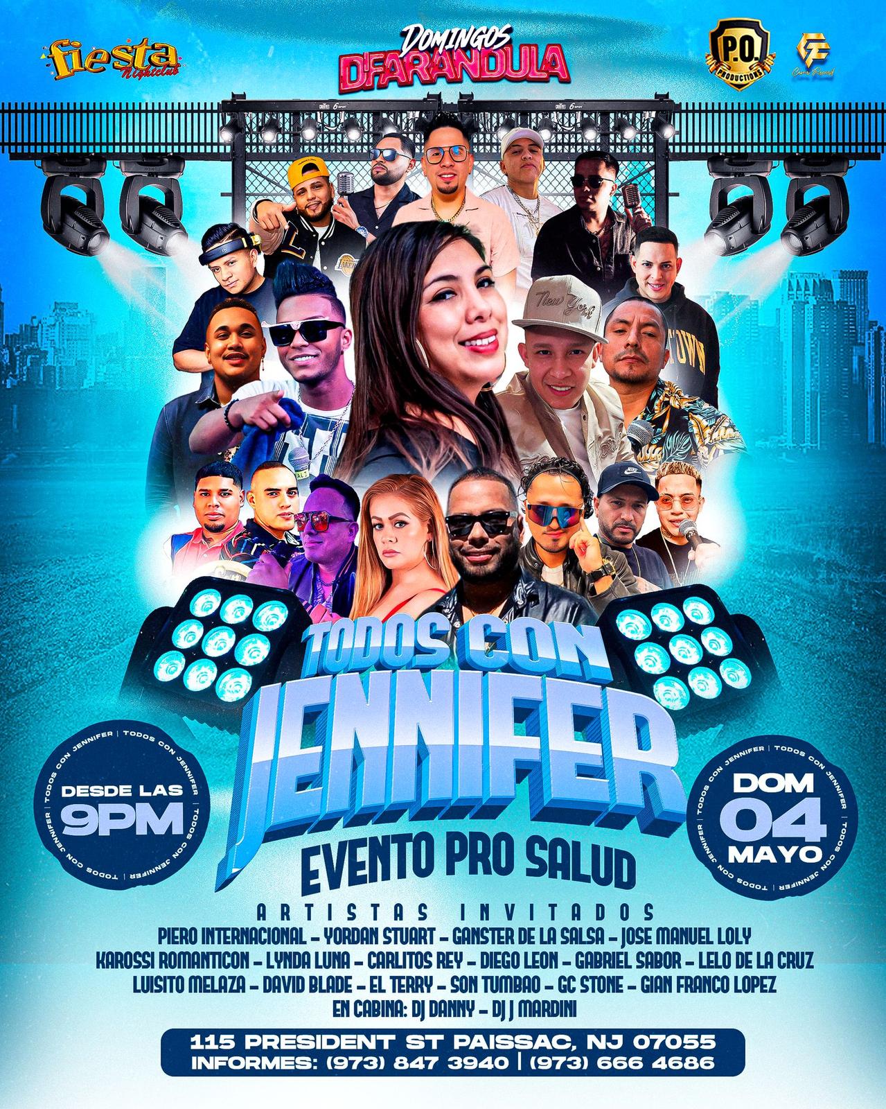 PIERO INTERNACIONAL, YORDAN STUART, GANSTER DE LA SALSA, JOSE MANUEL LOLY, KAROSSI ROMANTICON, LYNDA LUNA, CARLOS REY Y MUCHOS MAS