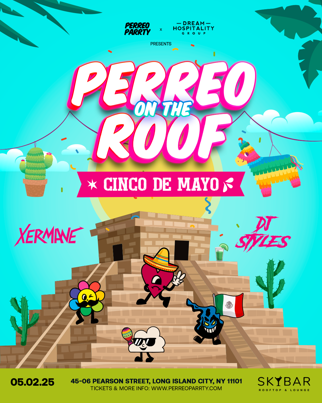 Perreo Belico - Cinco de Mayo - Reggaeton Day Party Rooftop