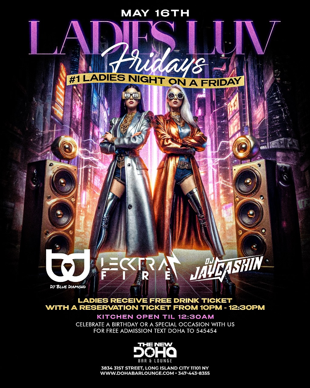 Ladies Luv Fridays – May 16th at The New Doha!