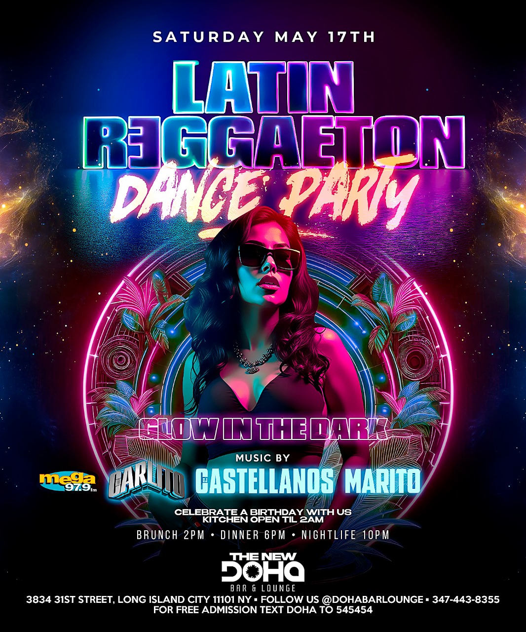 Latin Reggaeton Dance Party – Glow in the Dark Edition