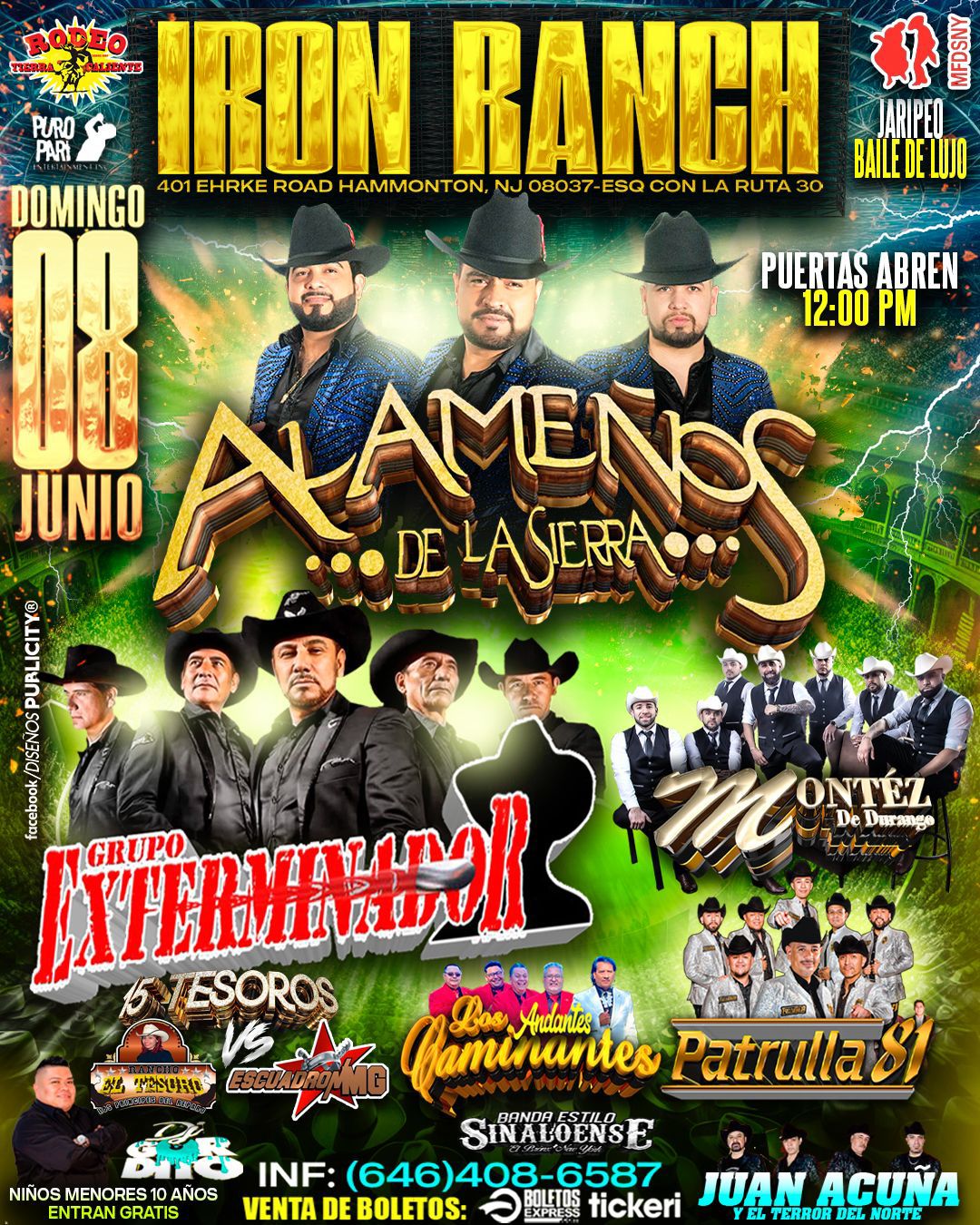 JARIPEO CON LOS ALAMEÑOS DE LA SIERRA, GRUPO EXTERMINADOR | MONTEZ DE DURANGO