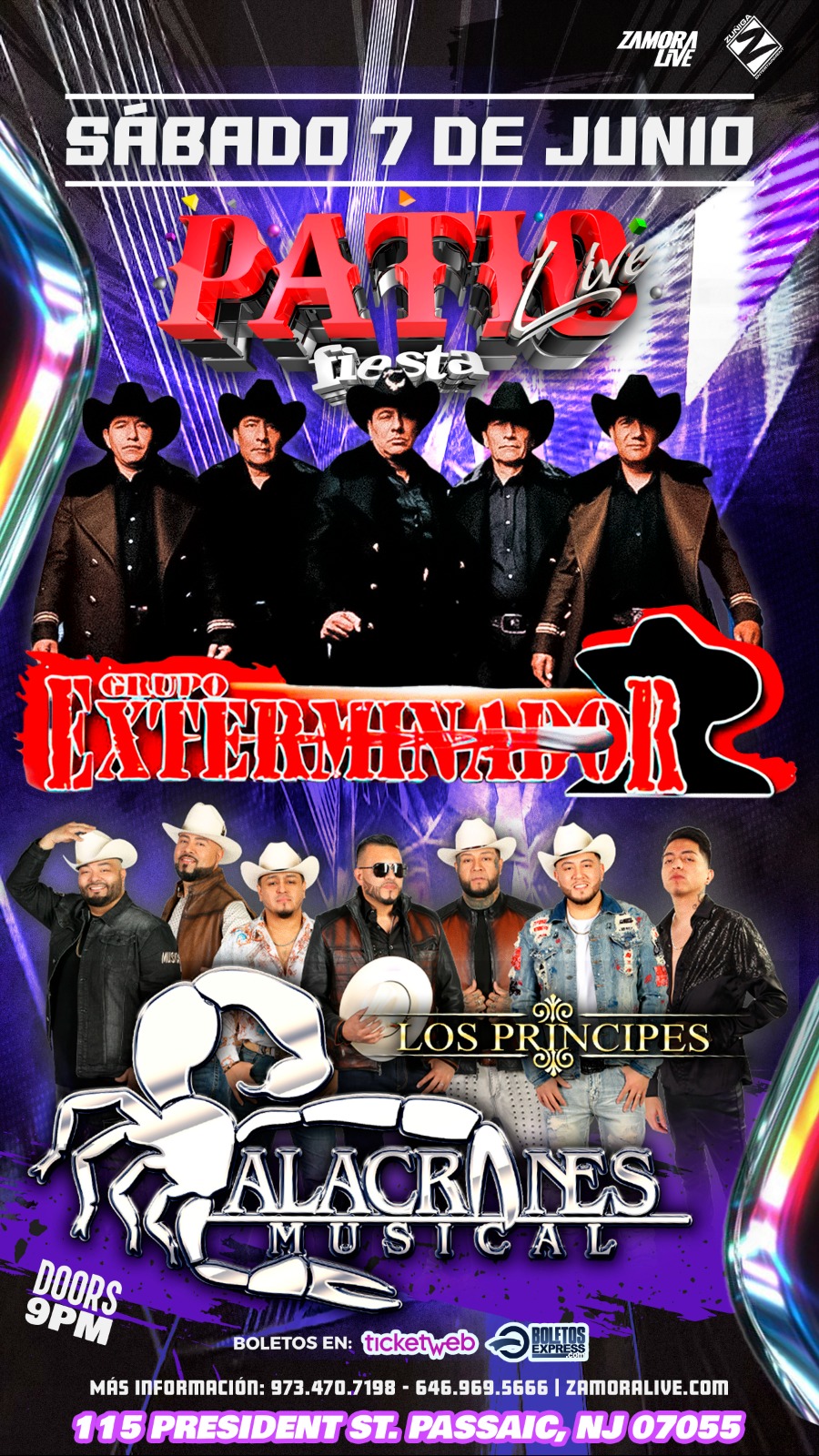 GRUPO EXTERMINADOR, LOS PRINCIPES: ALACRANES MUSICAL