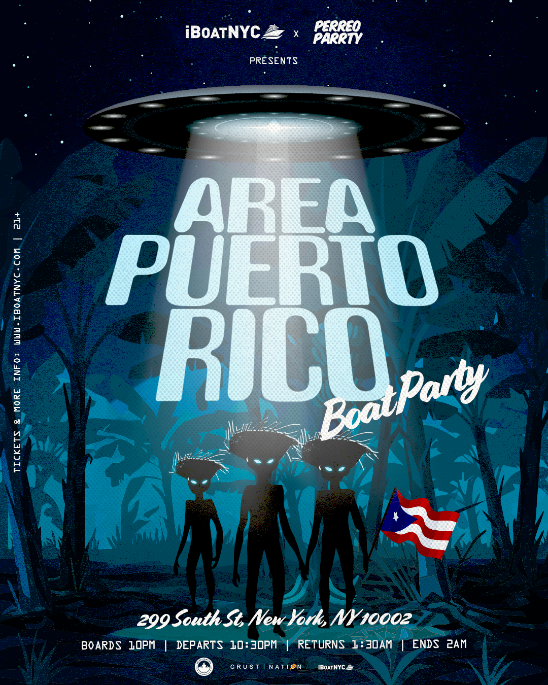 AREA PUERTO RICO - Puerto Rican Parade Boat Party Cruise
