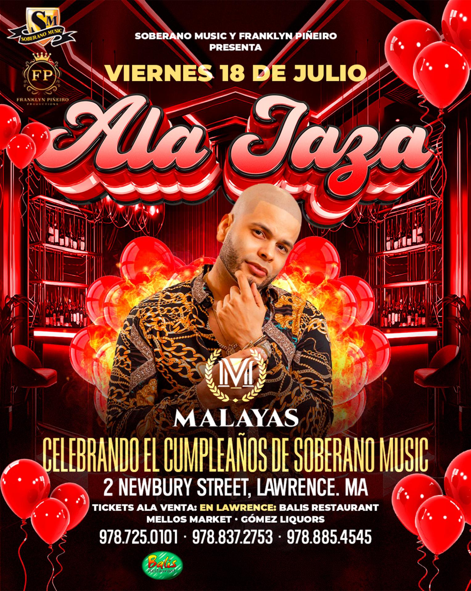 Ala Jaza en concierto