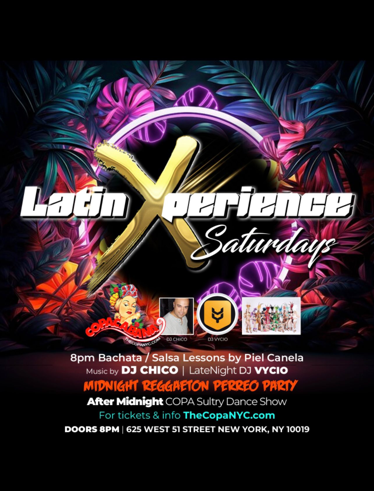 Latin Xperience Saturdays at Copacabana NYC – The Ultimate Saturday Night